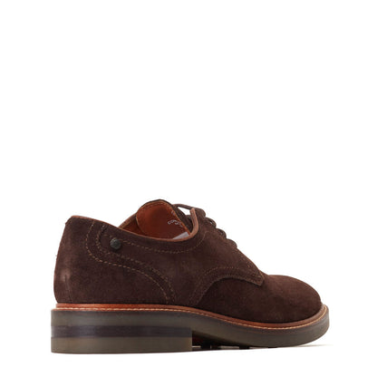 Mawley Suede Derby Shoes Brown