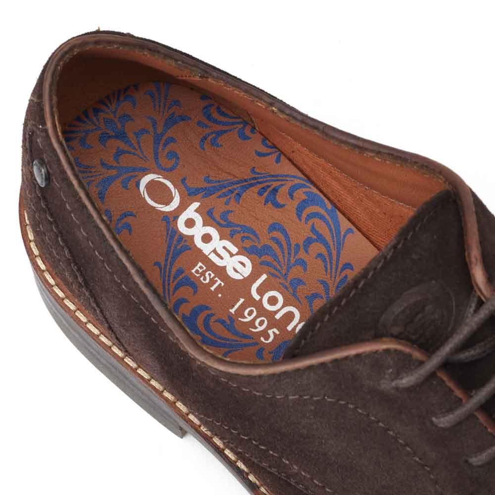 Mawley Suede Derby Shoes Brown