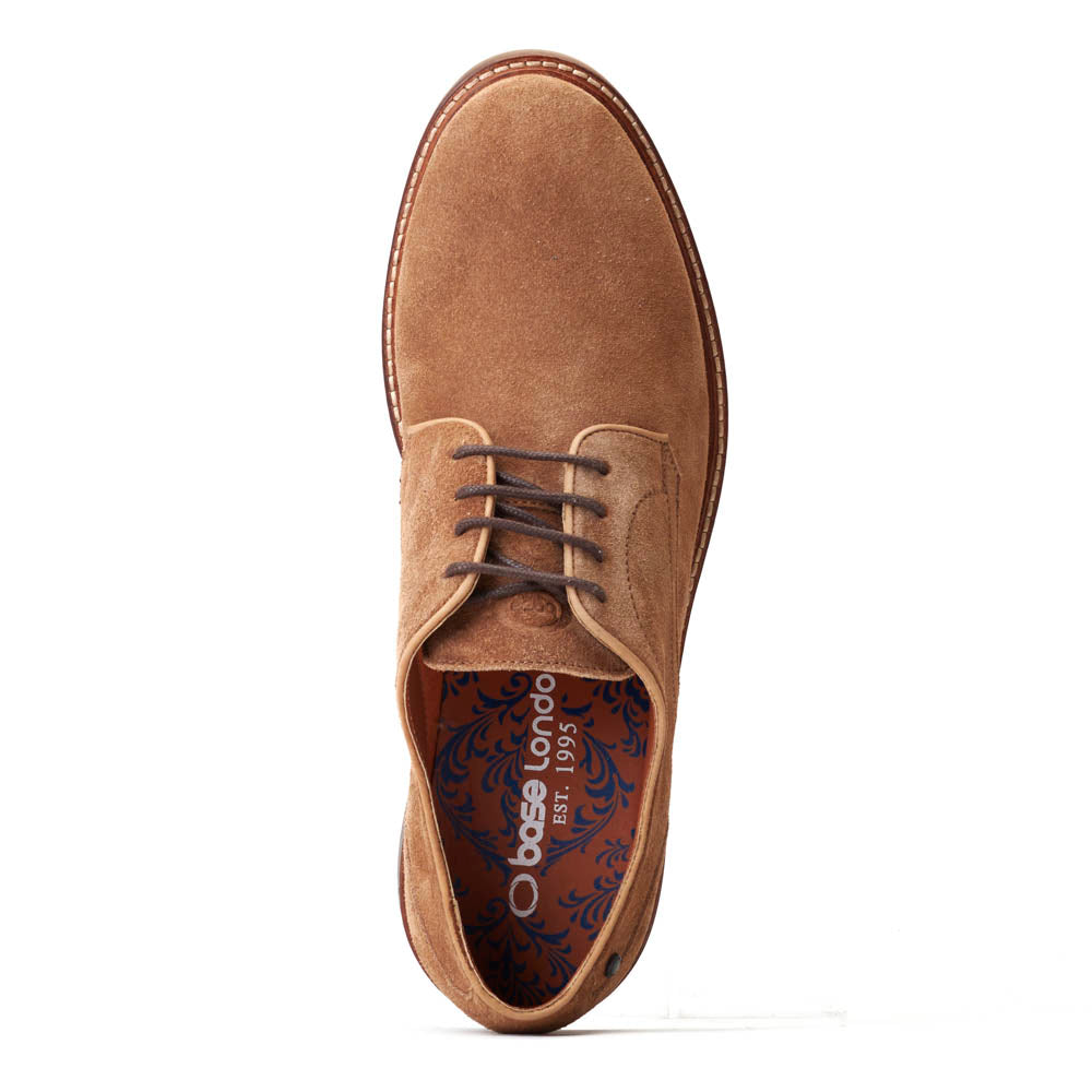 Mawley Suede Derby Shoes Ginger