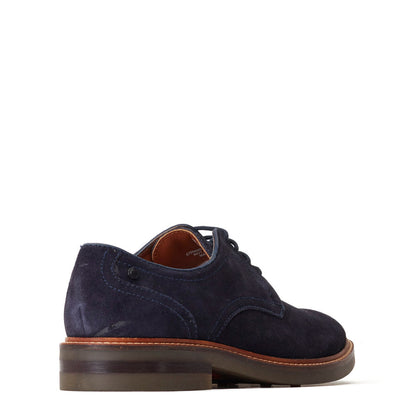 Mawley Suede Derby Shoes Navy