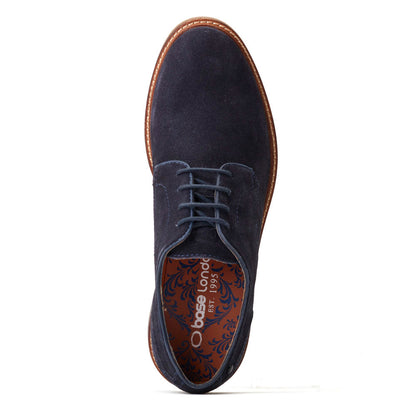 Mawley Suede Derby Shoes Navy