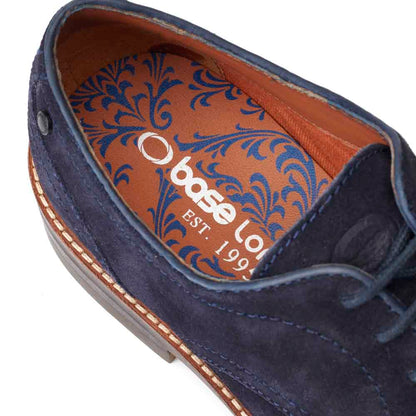 Mawley Suede Derby Shoes Navy