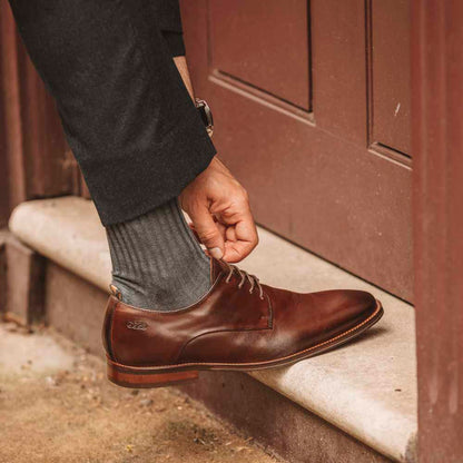 Marley Washed Derby Shoes Brown