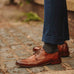 Mid Heel Derby Washed Seude