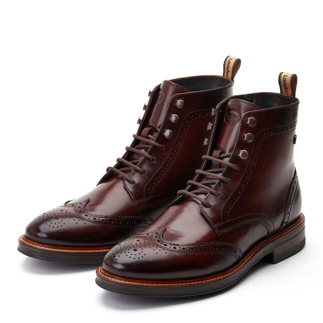 Pembroke Washed Brogue Boots