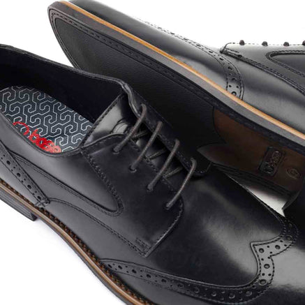 Risco Waxy Brogue Shoes