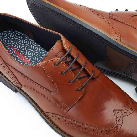 Risco Waxy Brogue Shoes