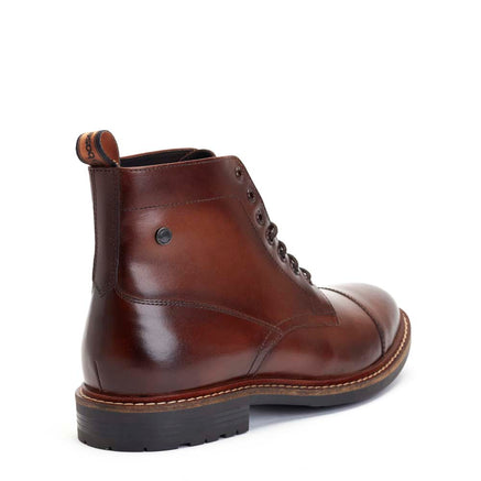 Stake Burnished Toe Cap Boots