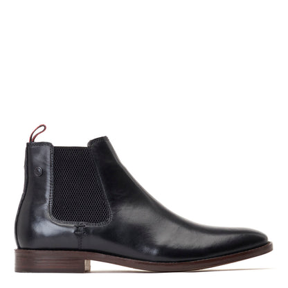 Virgil Waxy Chelsea Boots Black