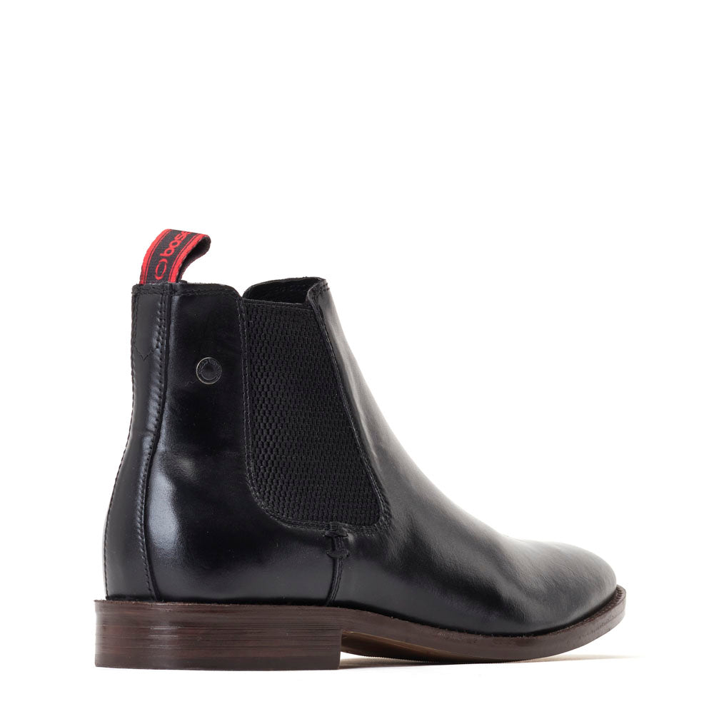 Virgil Waxy Chelsea Boots Black