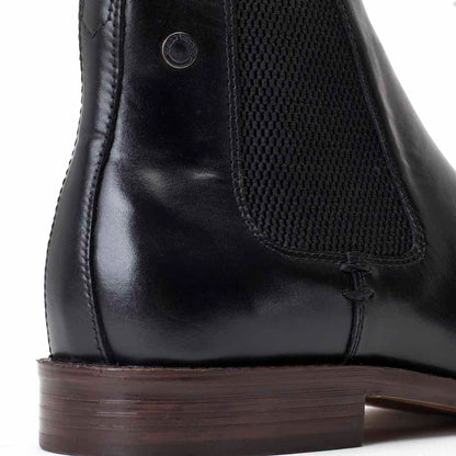 Virgil Waxy Chelsea Boots Black