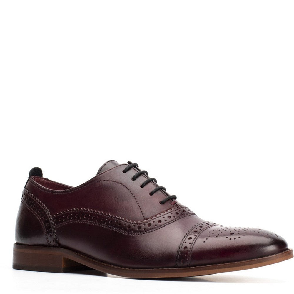 Cast Oxford Brogue Shoes Bordo