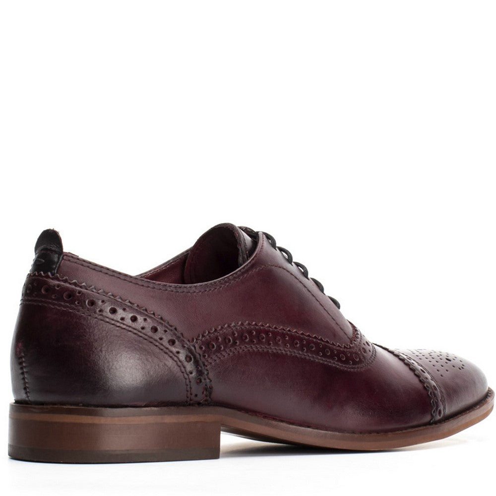 Cast Oxford Brogue Shoes Bordo