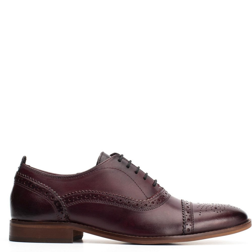 Cast Oxford Brogue Shoes Bordo