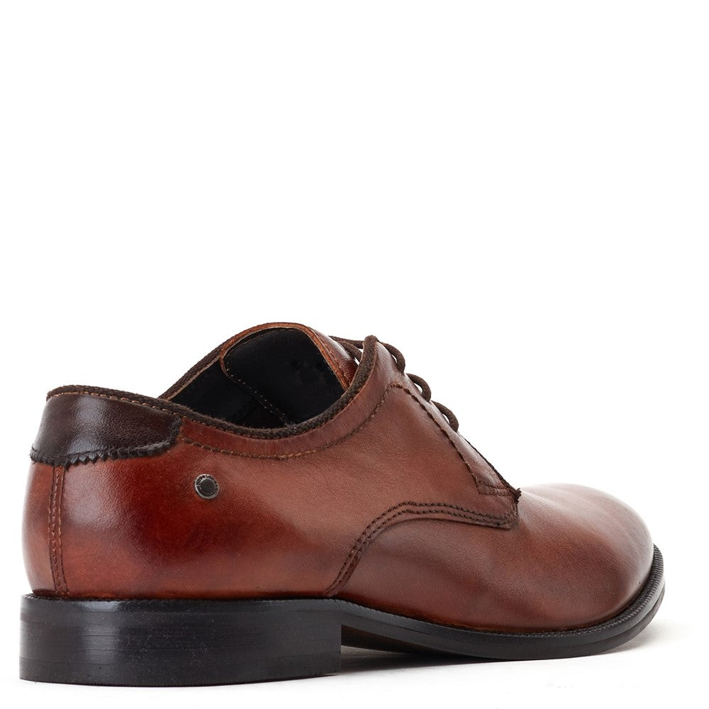 Bertie Burnished Derby Shoes Tan