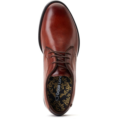 Bertie Burnished Derby Shoes Tan