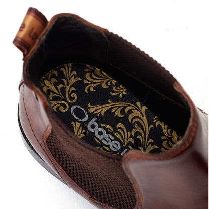 Carson Burnished Chelsea Boots Tan