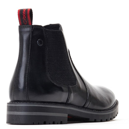 Cutler Waxy Chelsea Boots Black