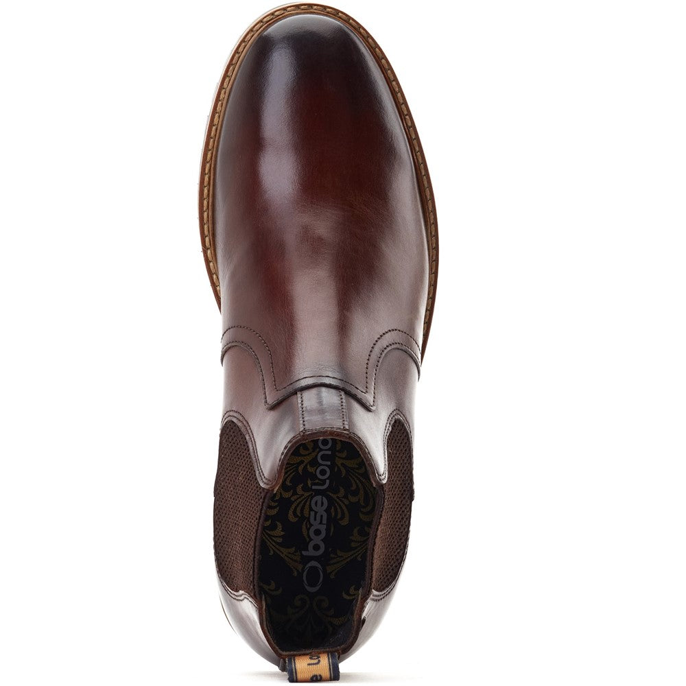 Cutler Washed Chelsea Boots Brown