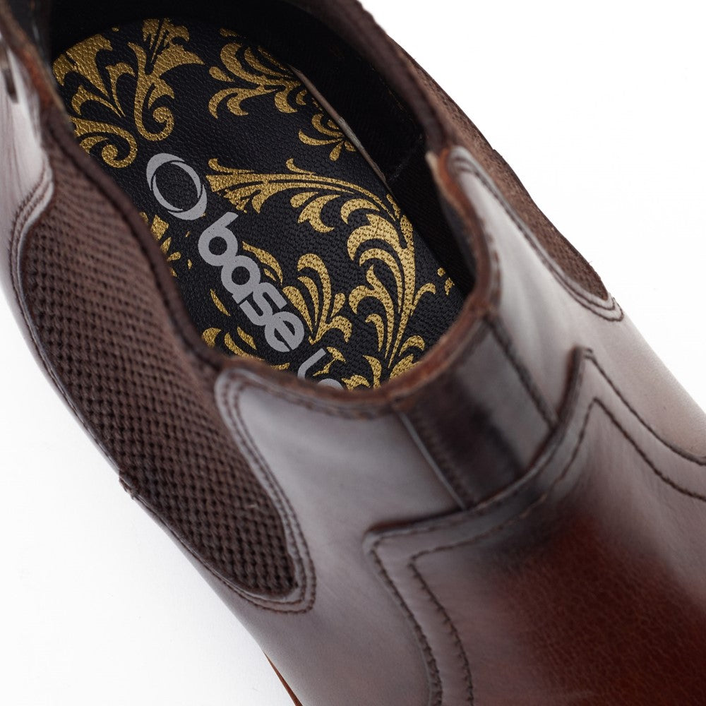 Cutler Washed Chelsea Boots Brown