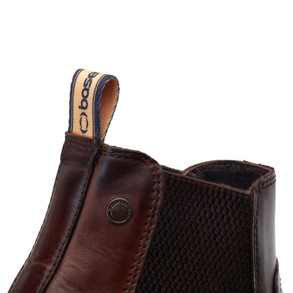 Cutler Washed Chelsea Boots Brown