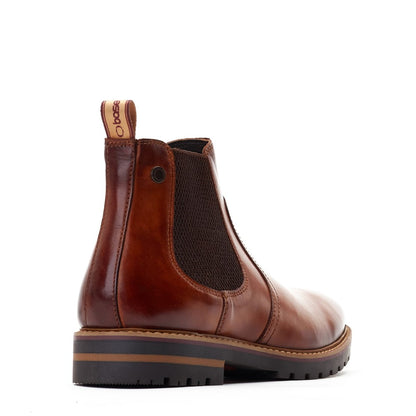Cutler Washed Chelsea Boots Tan