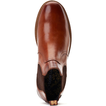 Cutler Washed Chelsea Boots Tan