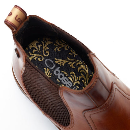 Cutler Washed Chelsea Boots Tan