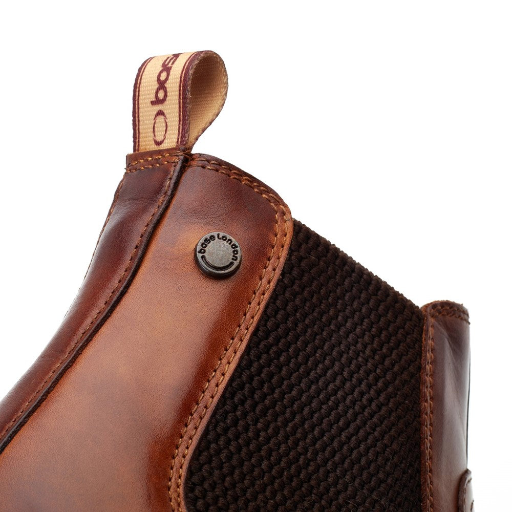 Cutler Washed Chelsea Boots Tan