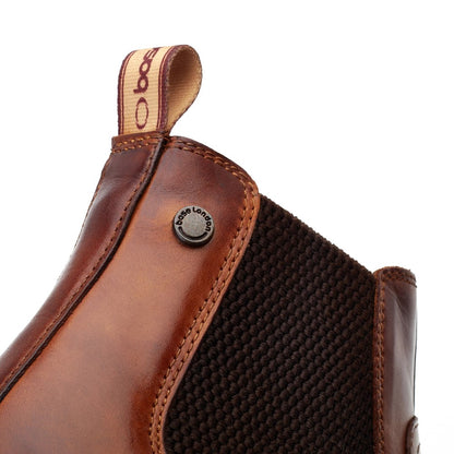 Cutler Washed Chelsea Boots Tan