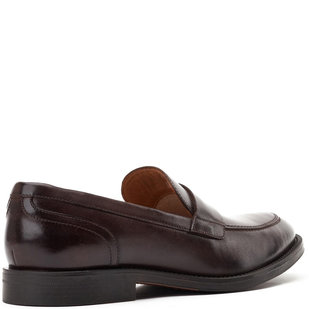 Kennedy Washed Loafers Brown