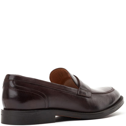 Kennedy Washed Loafers Brown
