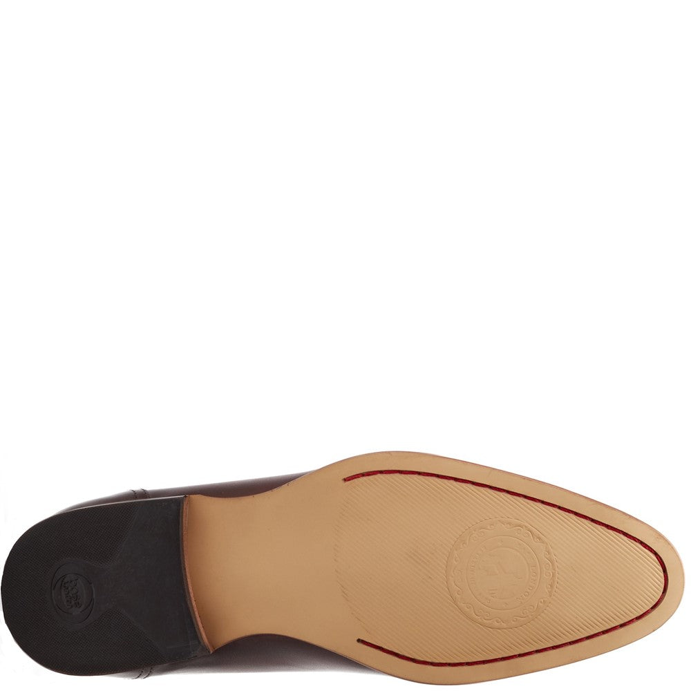 Gambino Waxy Derby Shoes Brown
