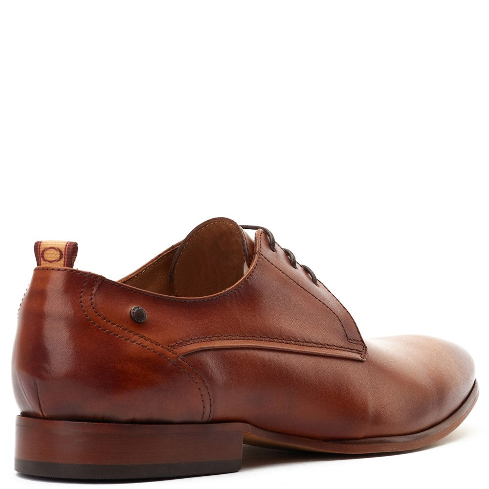 Gambino Waxy Derby Shoes Tan