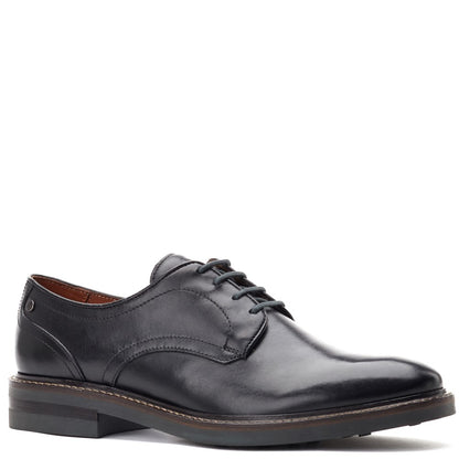 Mawley Waxy Derby Shoes Black