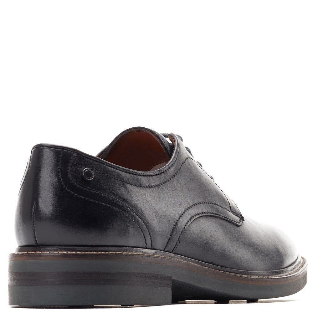 Mawley Waxy Derby Shoes Black