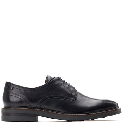 Mawley Waxy Derby Shoes Black