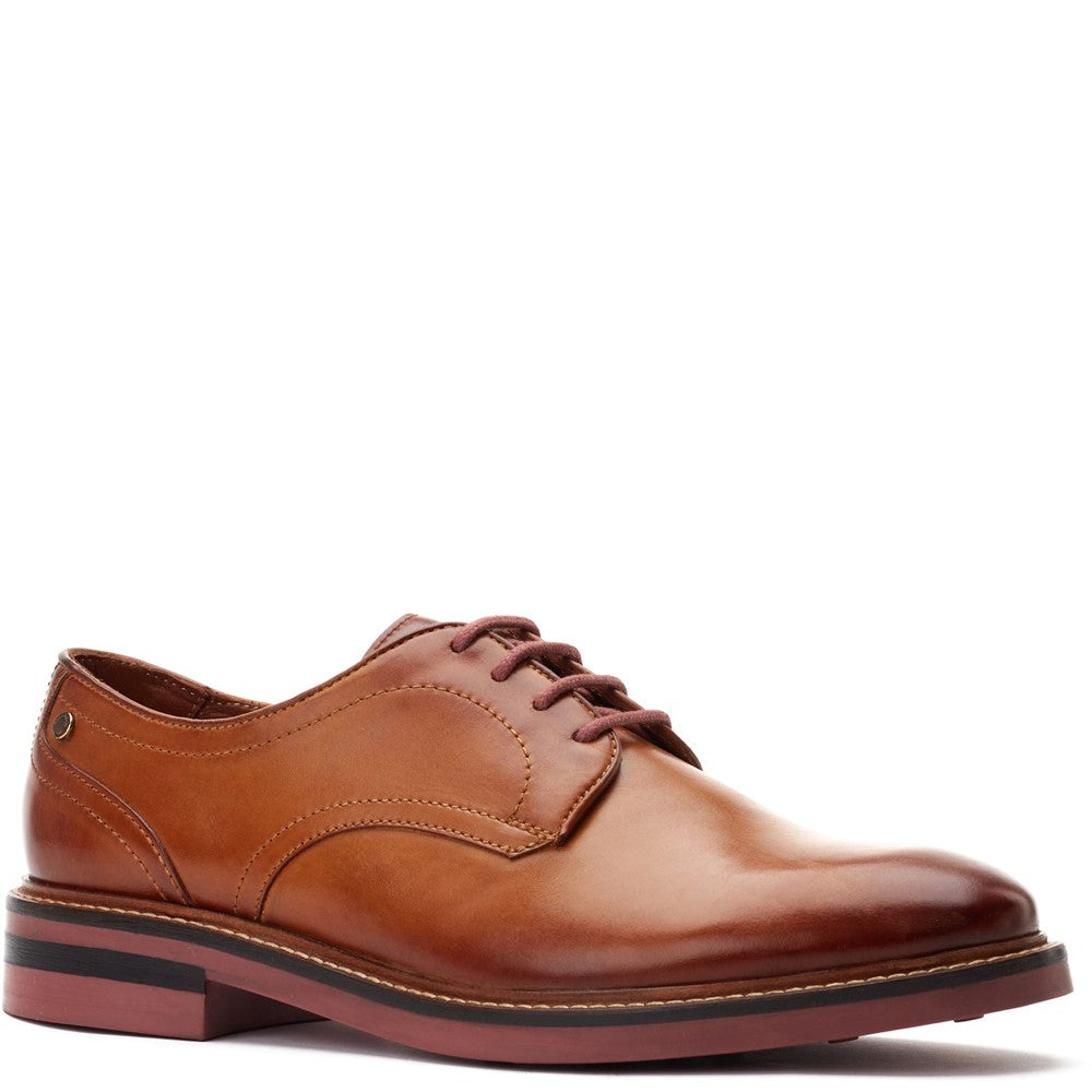Mawley Washed Derby Shoes Tan