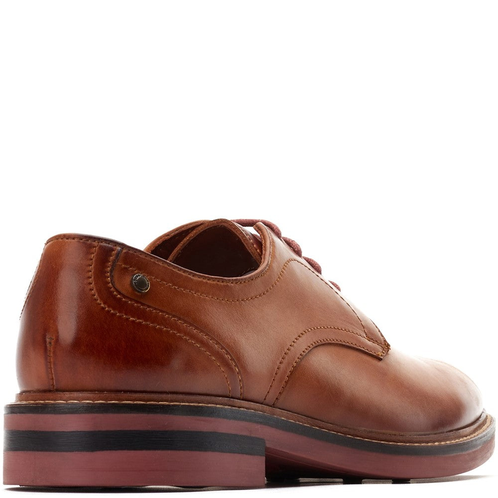 Mawley Washed Derby Shoes Tan
