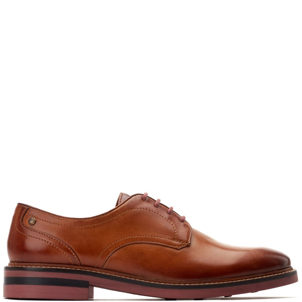 Mawley Washed Derby Shoes Tan