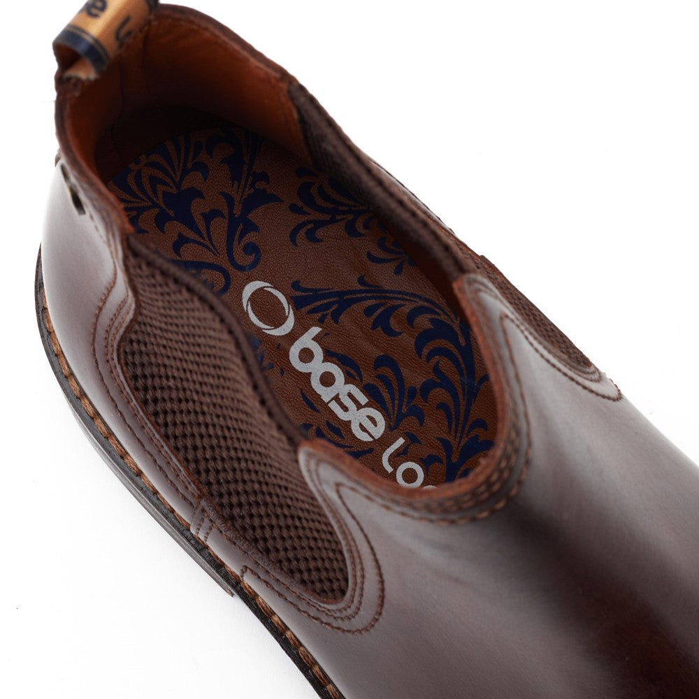 Portland Washed Chelsea Boots Brown