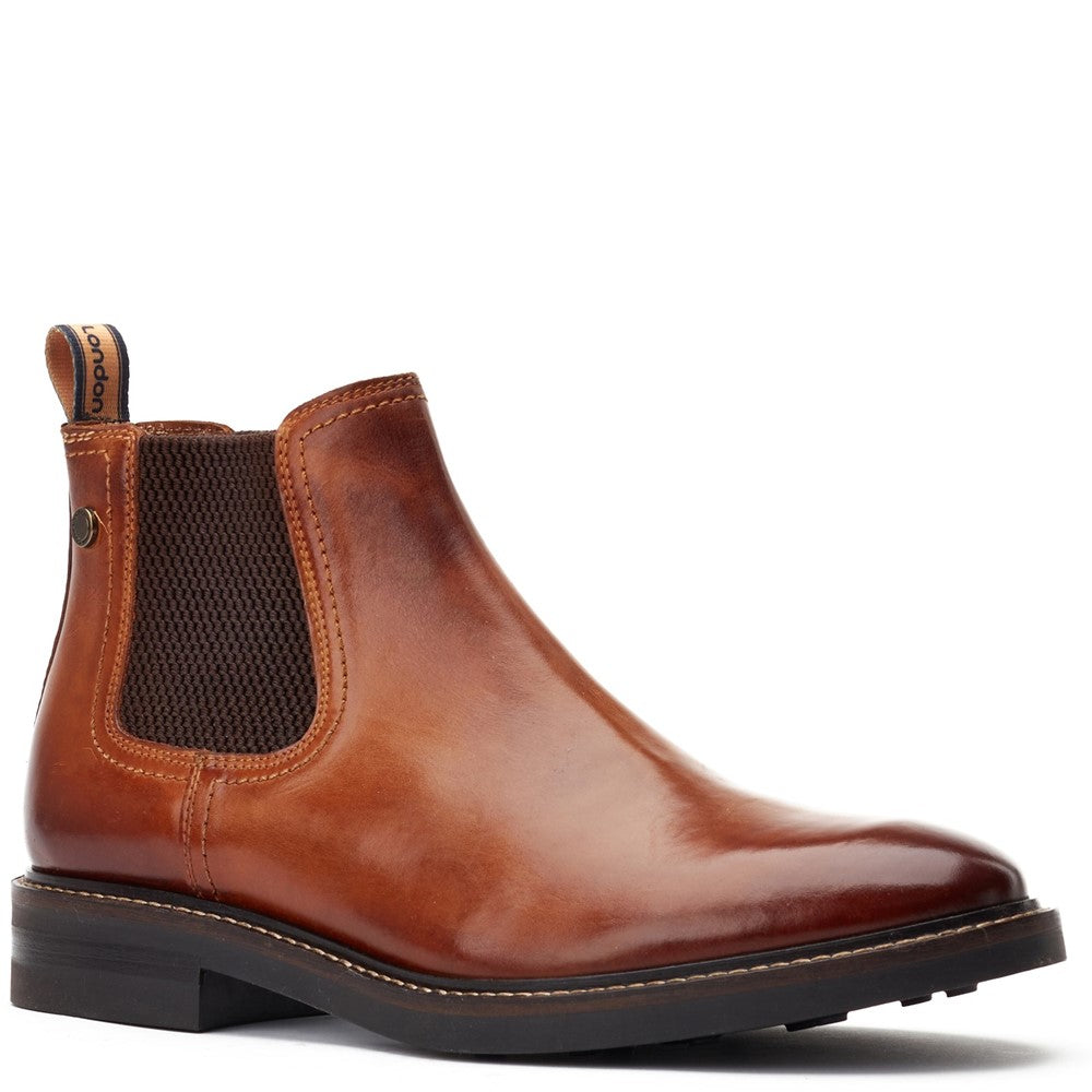 Portland Washed Chelsea Boots Tan