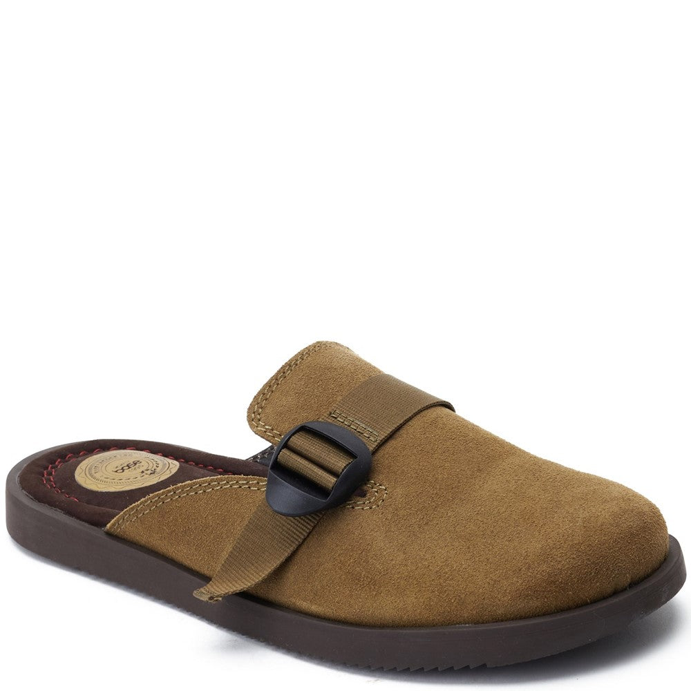 Taurus Suede Mule Shoes Taupe