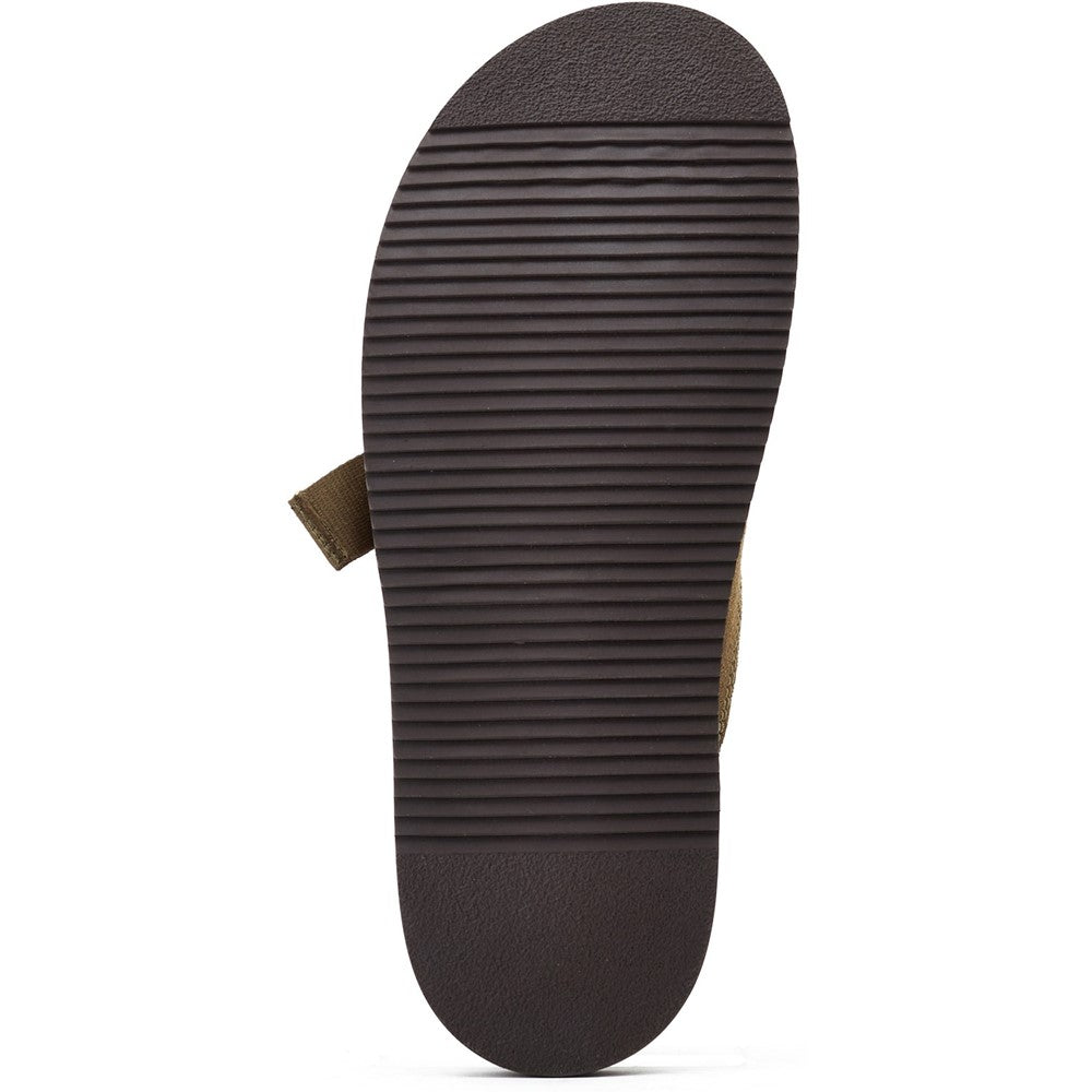 Taurus Suede Mule Shoes Taupe