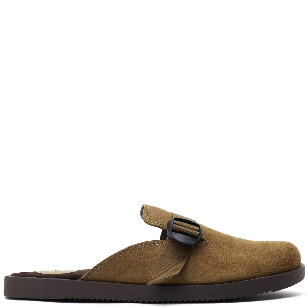 Taurus Suede Mule Shoes Taupe