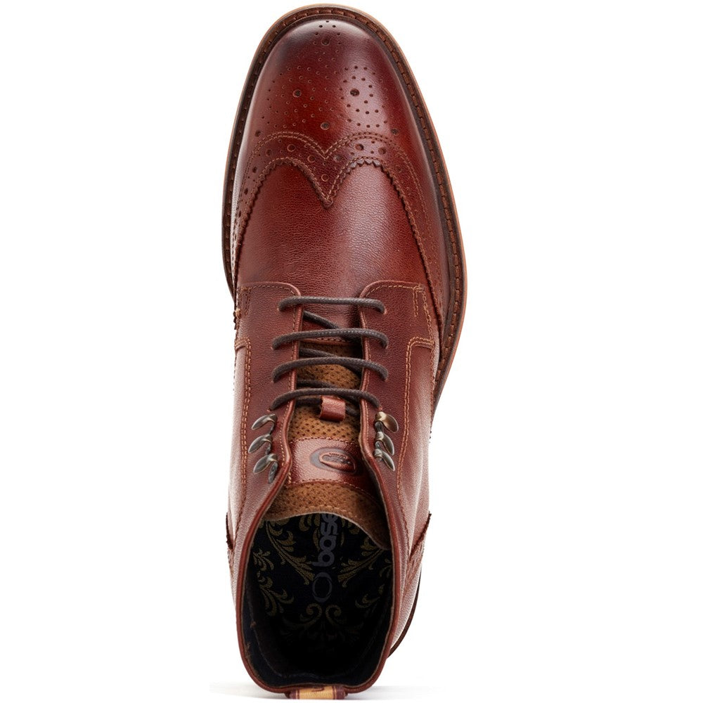 Hemlock Grain Brogue Boots Tan