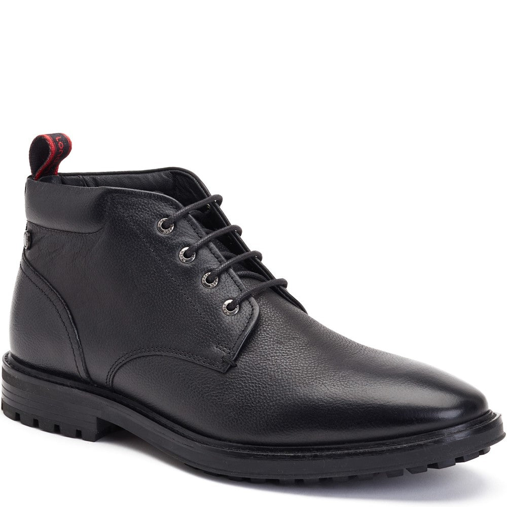 Canmore Grain Chukka Boots Black