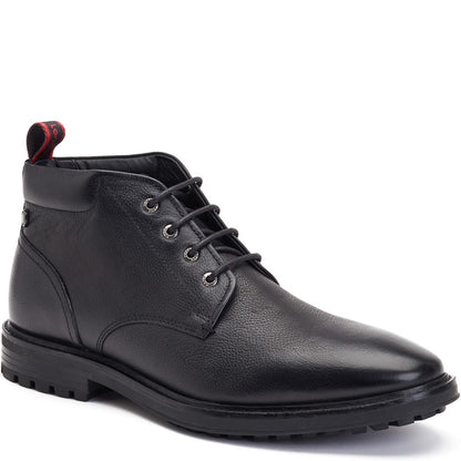 Canmore Grain Chukka Boots Black