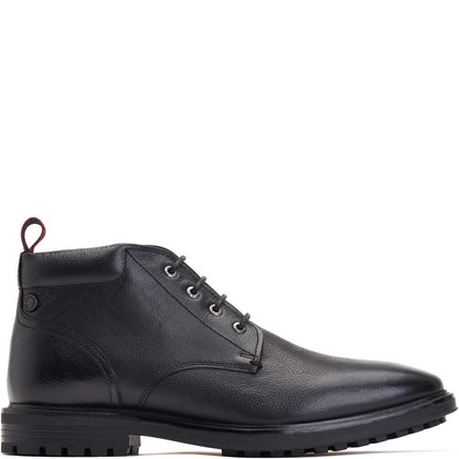 Canmore Grain Chukka Boots Black