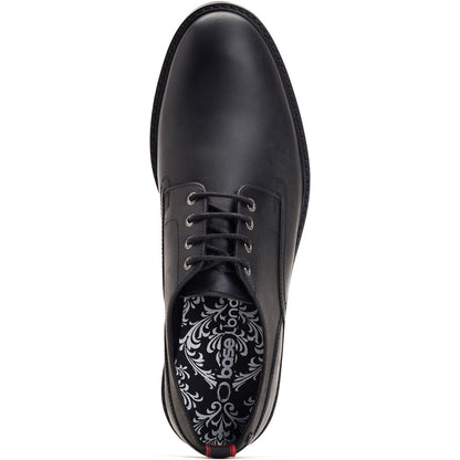 Memphis Pull Up Derby Shoes Black
